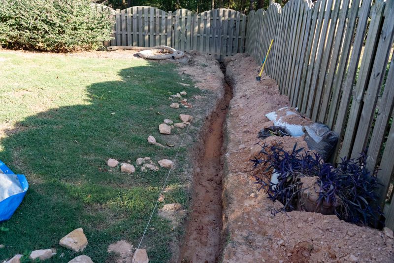 French Drain Completed