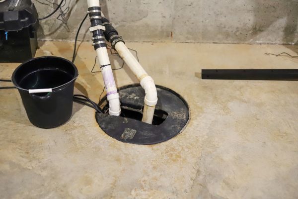 Basement Drainage Installation in Columbia