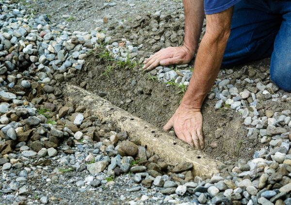 French Ditch Installation in Columbia